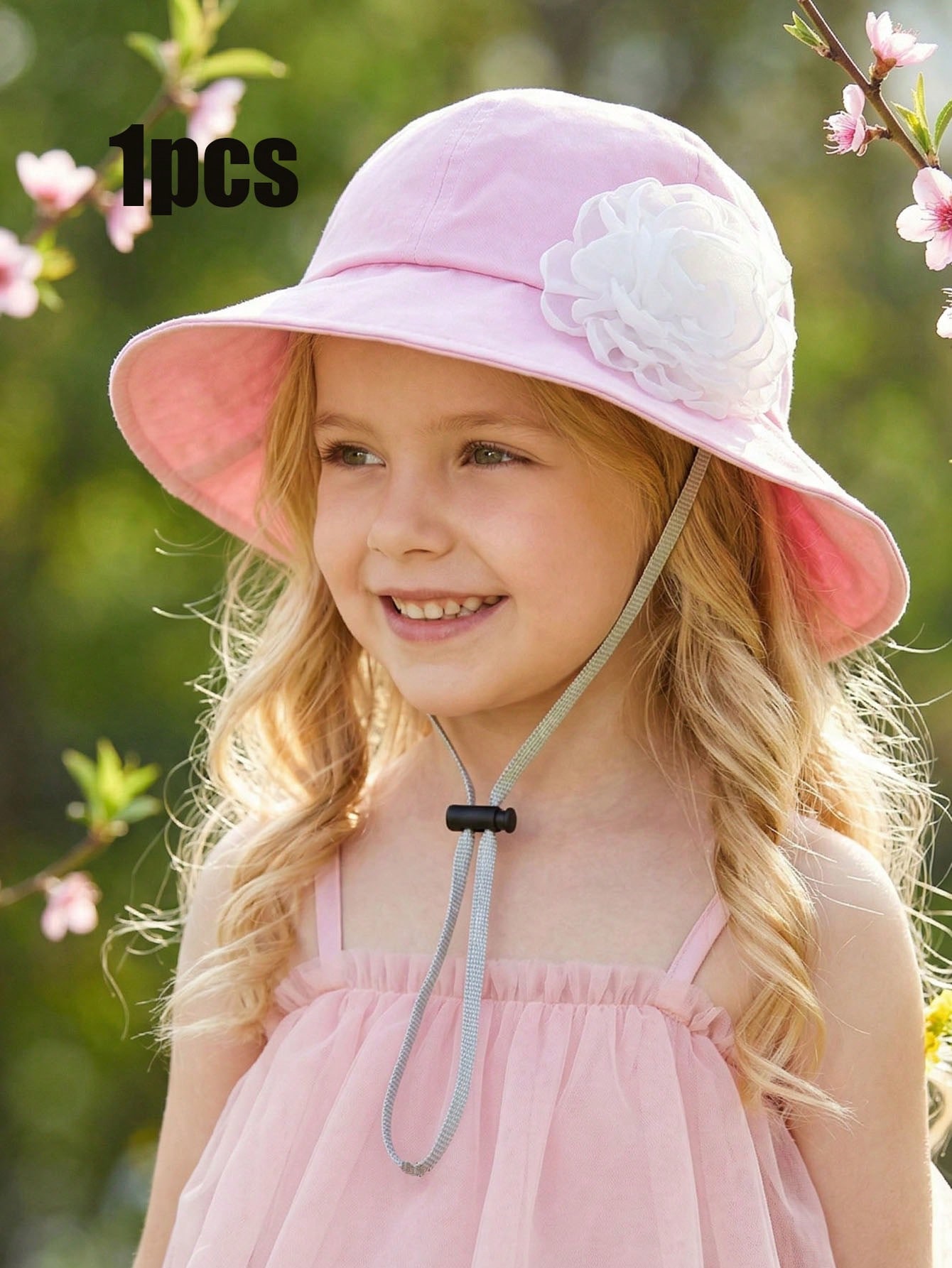 1Pc 3-8Y Girls White Big Flowe - Fishing Hat avis et prix