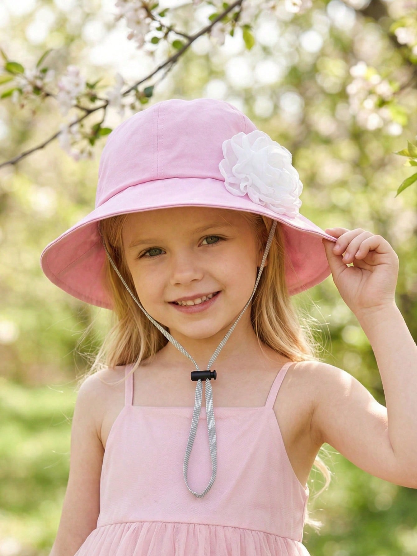 1Pc 3-8Y Girls White Big Flowe - Fishing Hat avis et prix