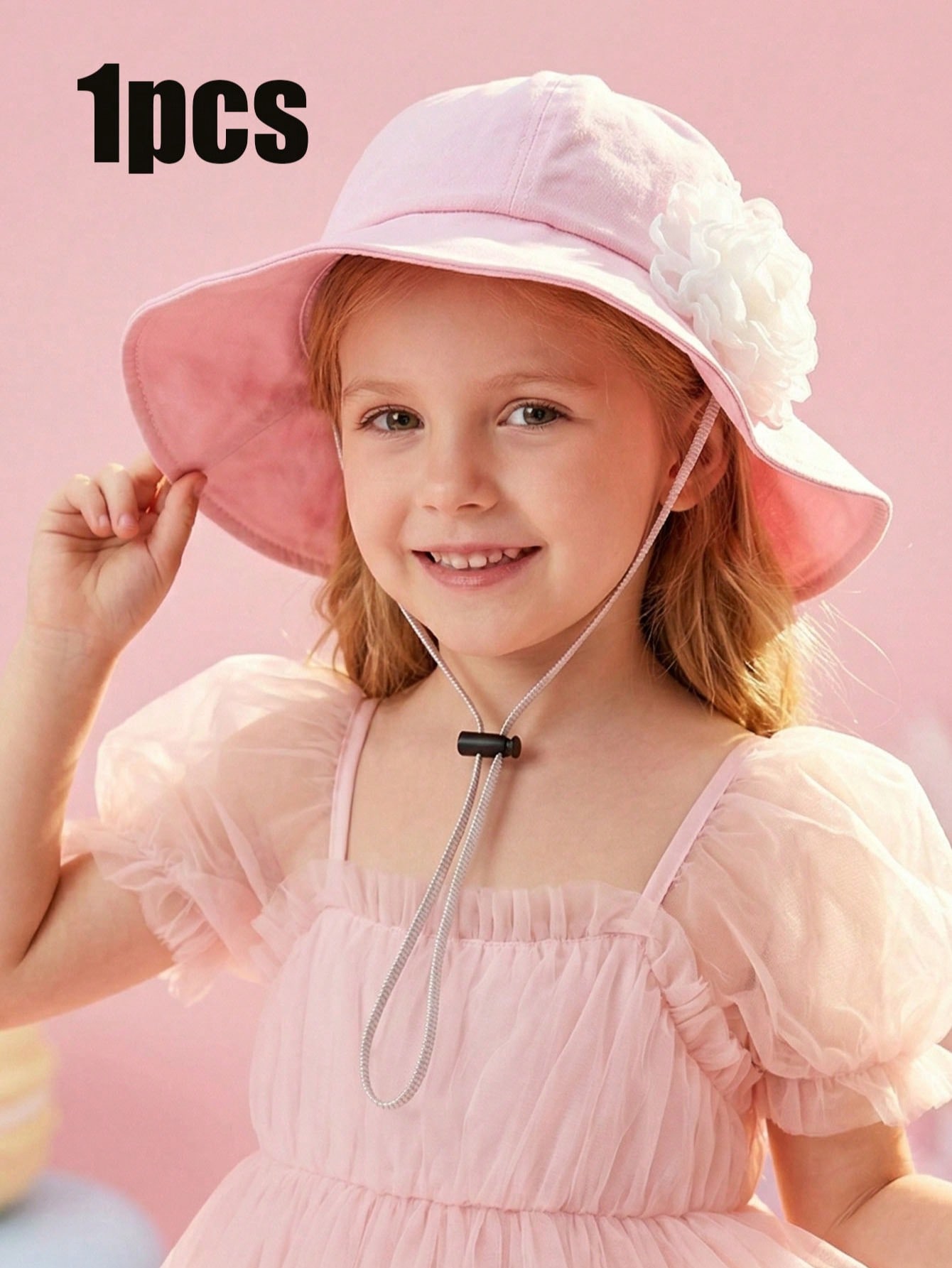 1Pc 3-8Y Girls White Big Flowe - Fishing Hat avis et prix