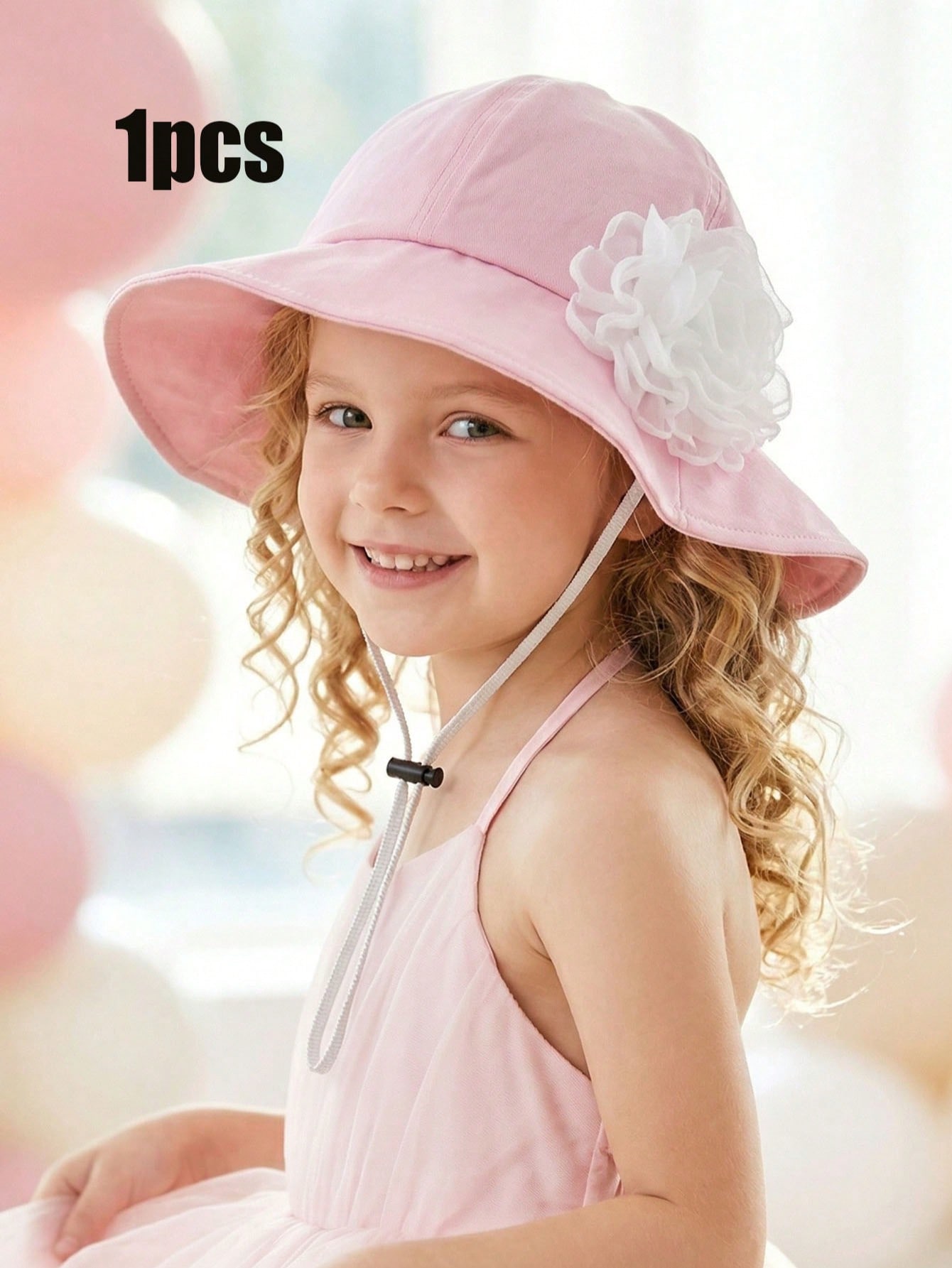 1Pc 3-8Y Girls White Big Flowe - Fishing Hat avis et prix