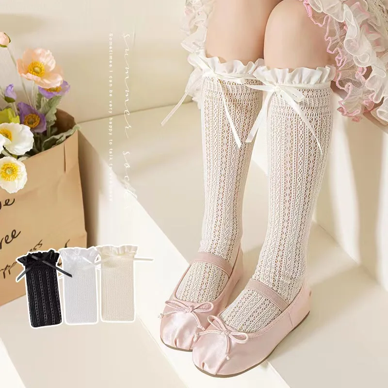 Girls Long Tube Lace Stockings - Fishing Socks avis et prix