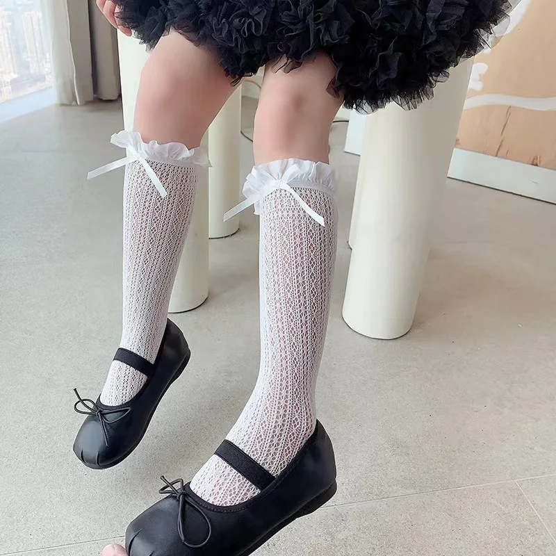 Girls Long Tube Lace Stockings - Fishing Socks avis et prix