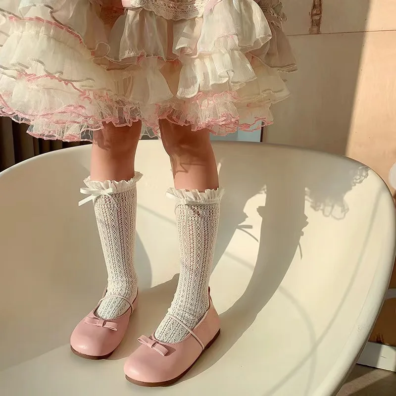 Girls Long Tube Lace Stockings - Fishing Socks avis et prix