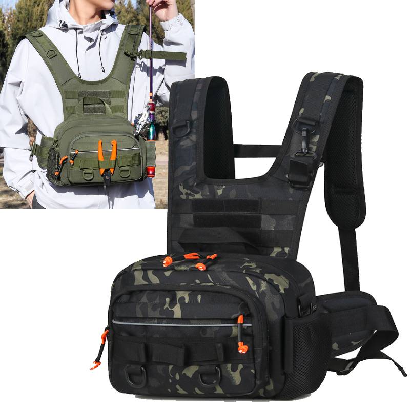 Men Chest Bag Tactical Fishing - Fishing Vest avis et prix