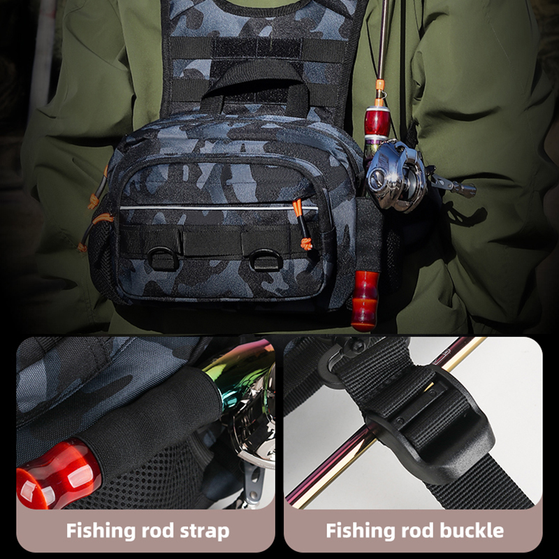 Men Chest Bag Tactical Fishing - Fishing Vest avis et prix