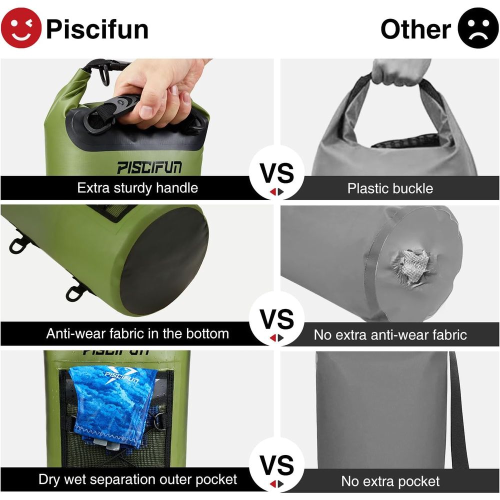 10-40L Waterproof Dry Bags for - Fishing Bag Waterproof avis et prix