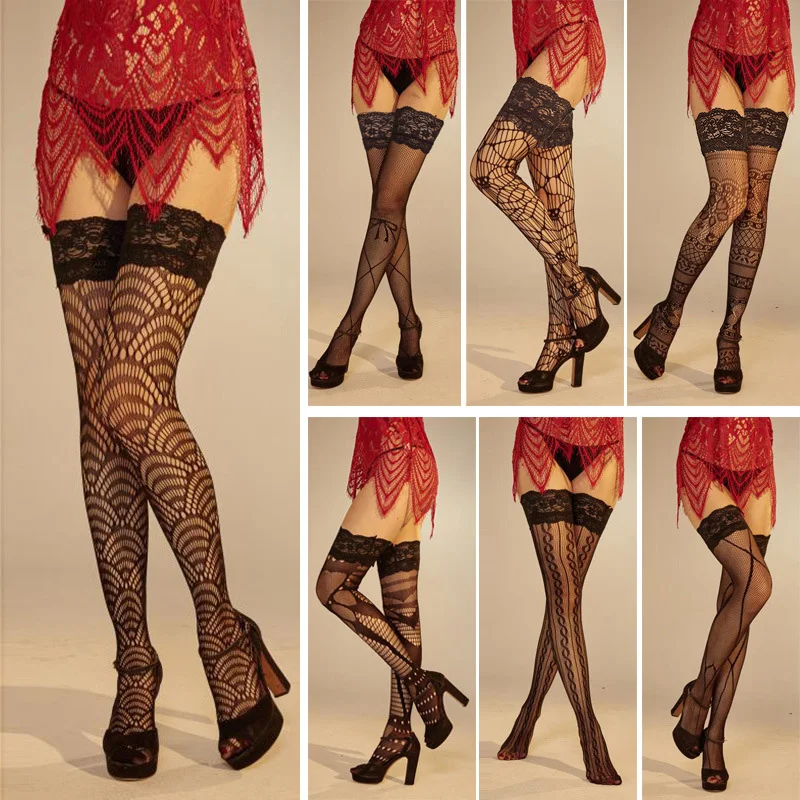 Hollow Out Lace Fish Net Stock - Fishing Socks avis et prix