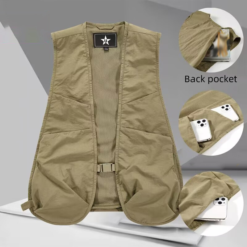 Lightweight Unisex Waistcoat V - Fishing Vest avis et prix