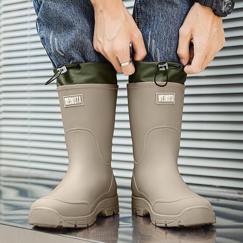 Unisex Rain Boots Fashion Mid- - Fishing Boots avis et prix