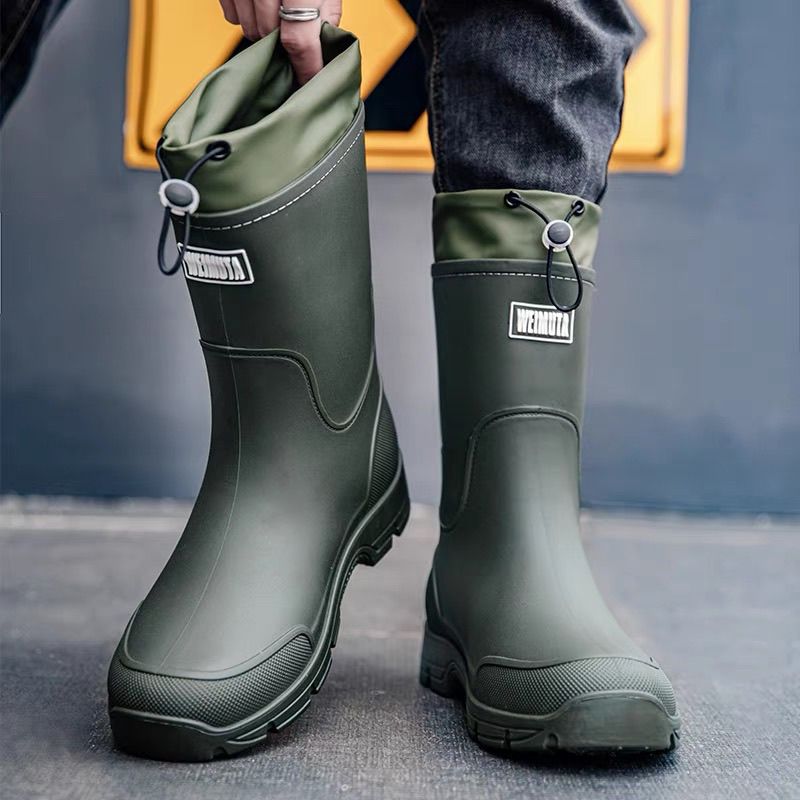 Unisex Rain Boots Fashion Mid- - Fishing Boots avis et prix