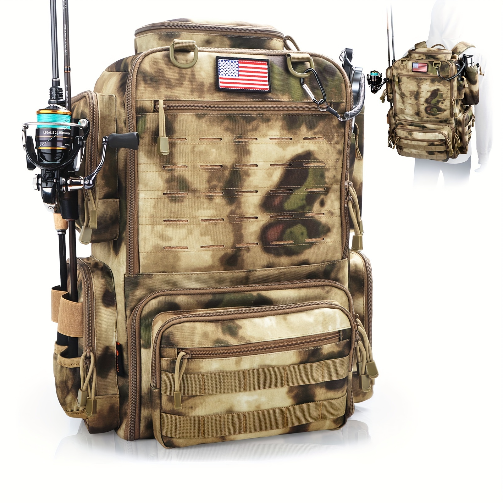 A Spacious 11.89gal Fishing Ba - Fishing Backpack avis et prix