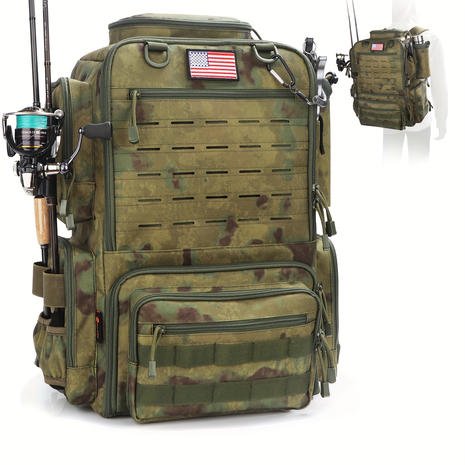 A Spacious 11.89gal Fishing Ba - Fishing Backpack avis et prix