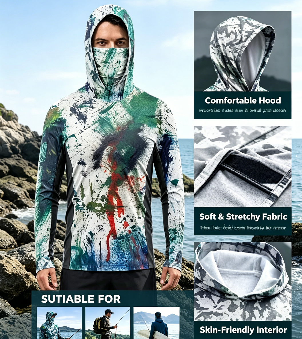 Fishing Clothing Men's Long Sl - Fishing Shirt Uv Protection avis et prix