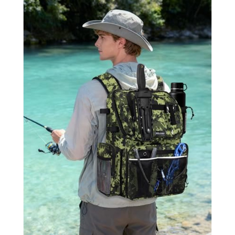 Fishing Backpack with Rod Hold - Fishing Backpack avis et prix