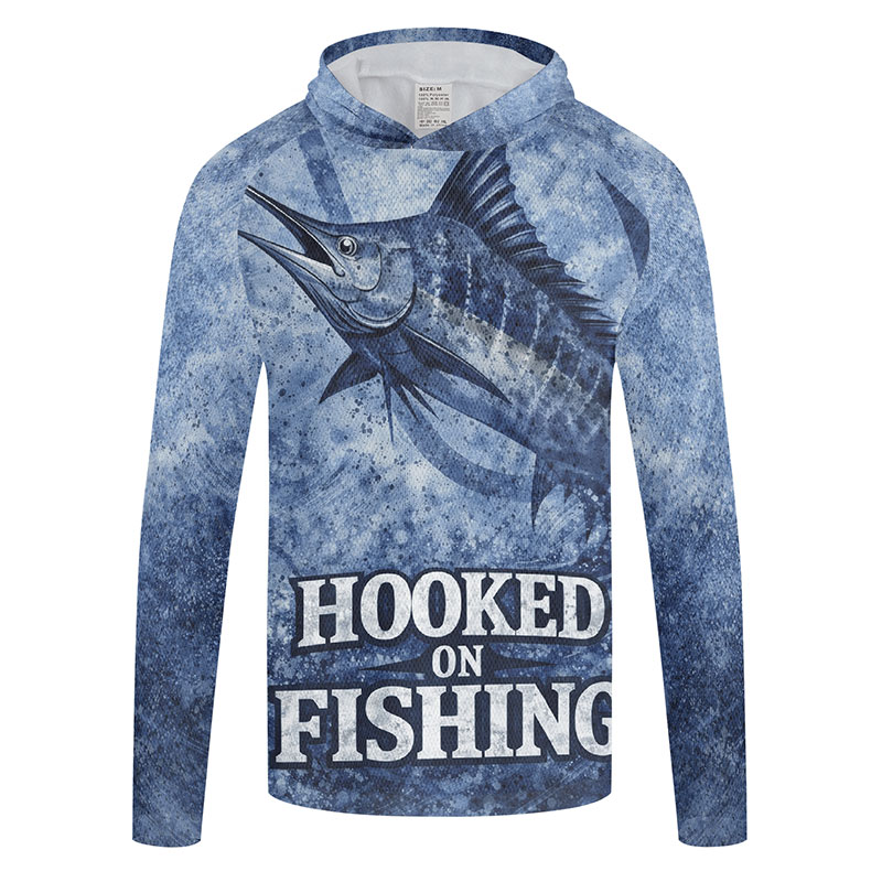 Fishing Shirt Hooded Men Quick - Fishing Hoodie avis et prix