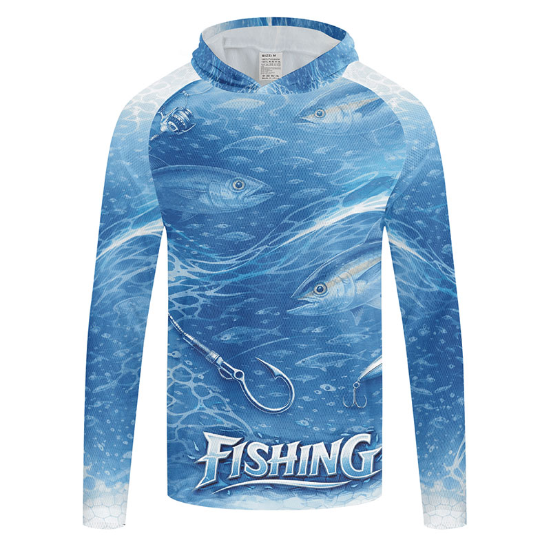 Fishing Shirt Hooded Men Quick - Fishing Hoodie avis et prix
