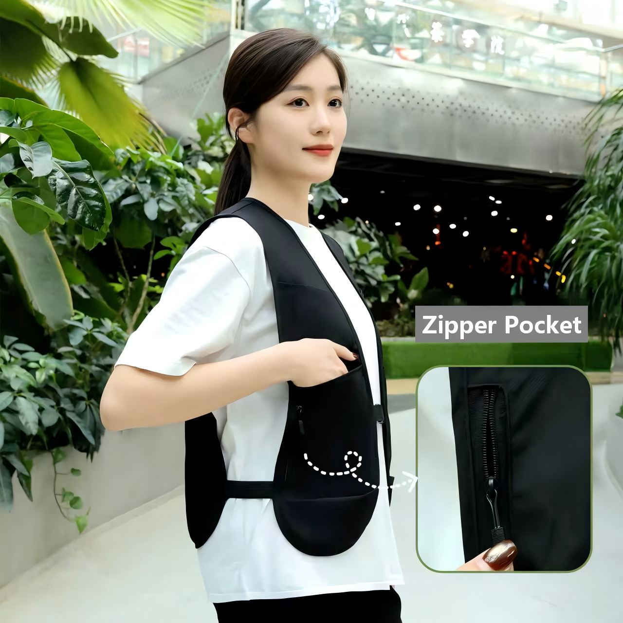 Zipper type work vest super li - Fishing Vest avis et prix