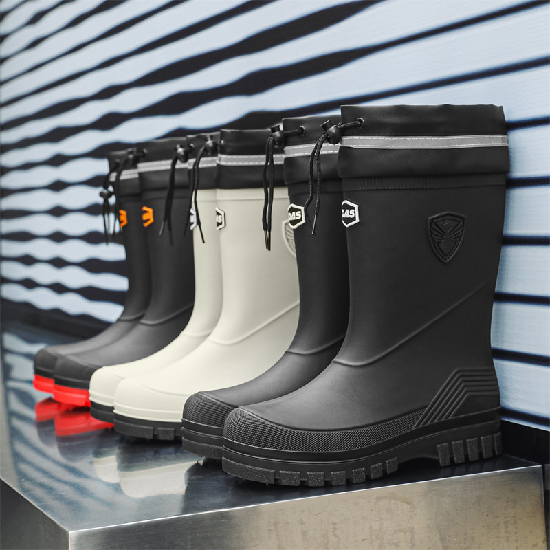 Fashion Men's Rain Boots Mid-C - Fishing Boots avis et prix