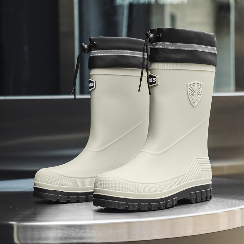 Fashion Men's Rain Boots Mid-C - Fishing Boots avis et prix
