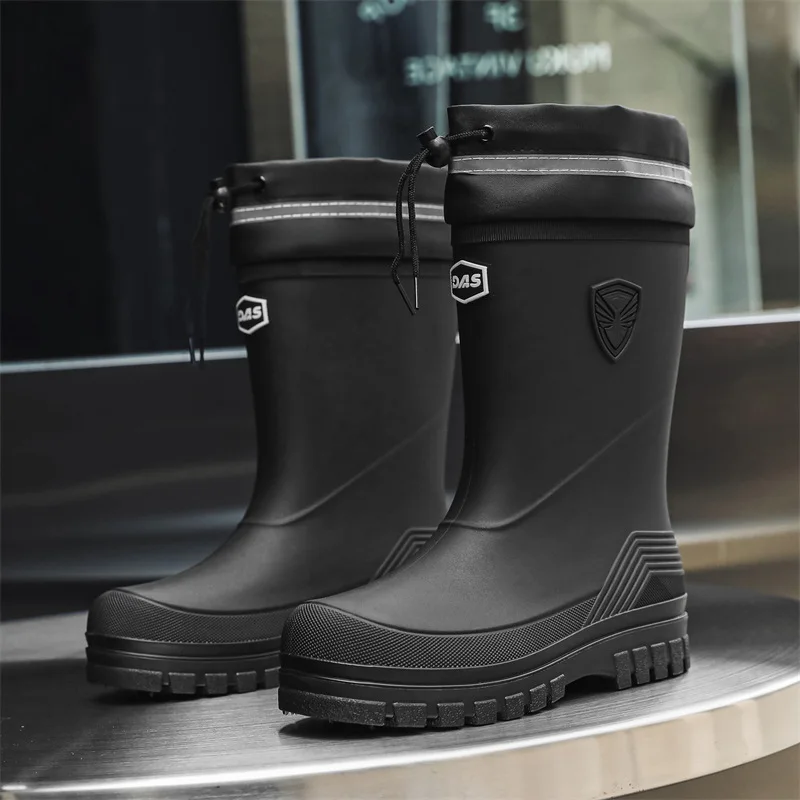 Fashion Men's Rain Boots Mid-C - Fishing Boots avis et prix
