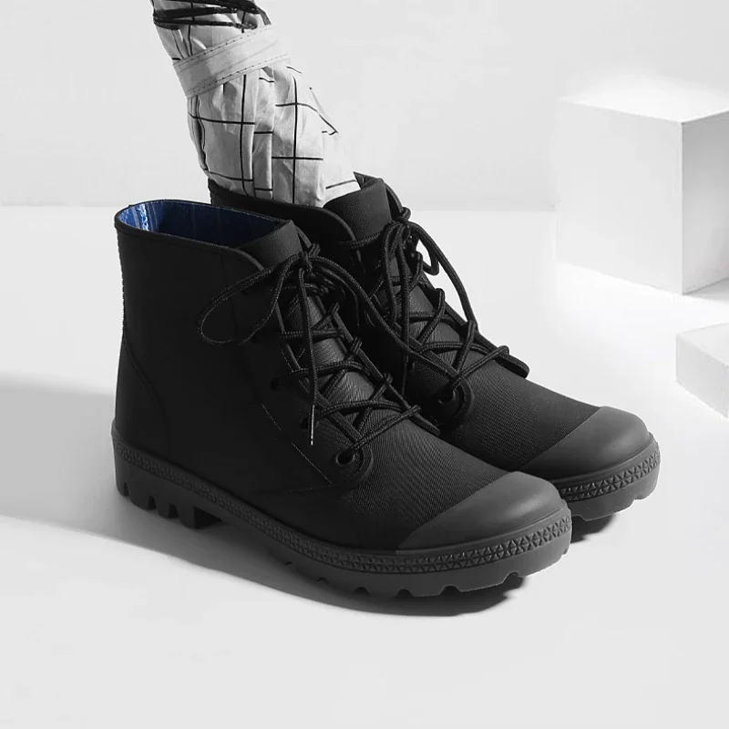 Winter Men Rain Boots Lace-up  - Fishing Waders avis et prix