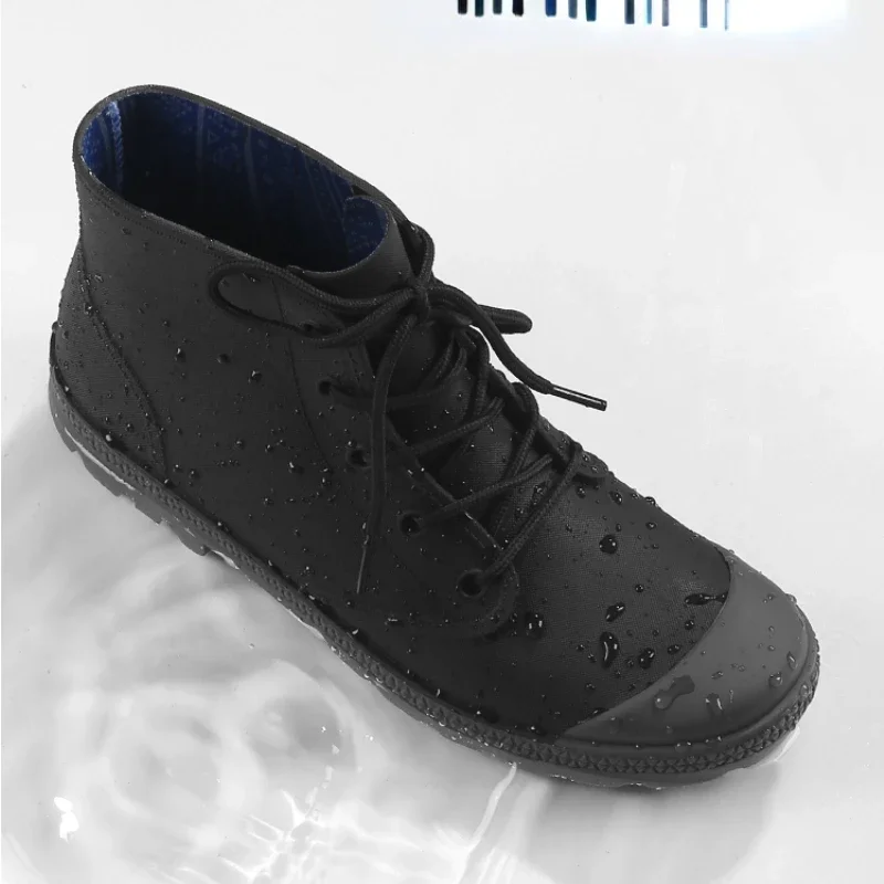 Winter Men Rain Boots Lace-up  - Fishing Waders avis et prix