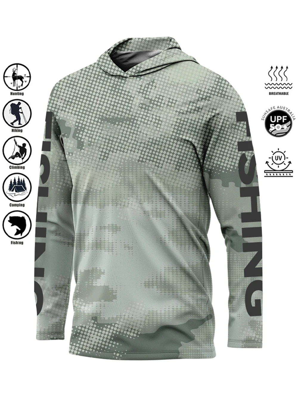 MALFC Hood Fishing Shirt Fishi - Fishing Shirt Uv Protection avis et prix