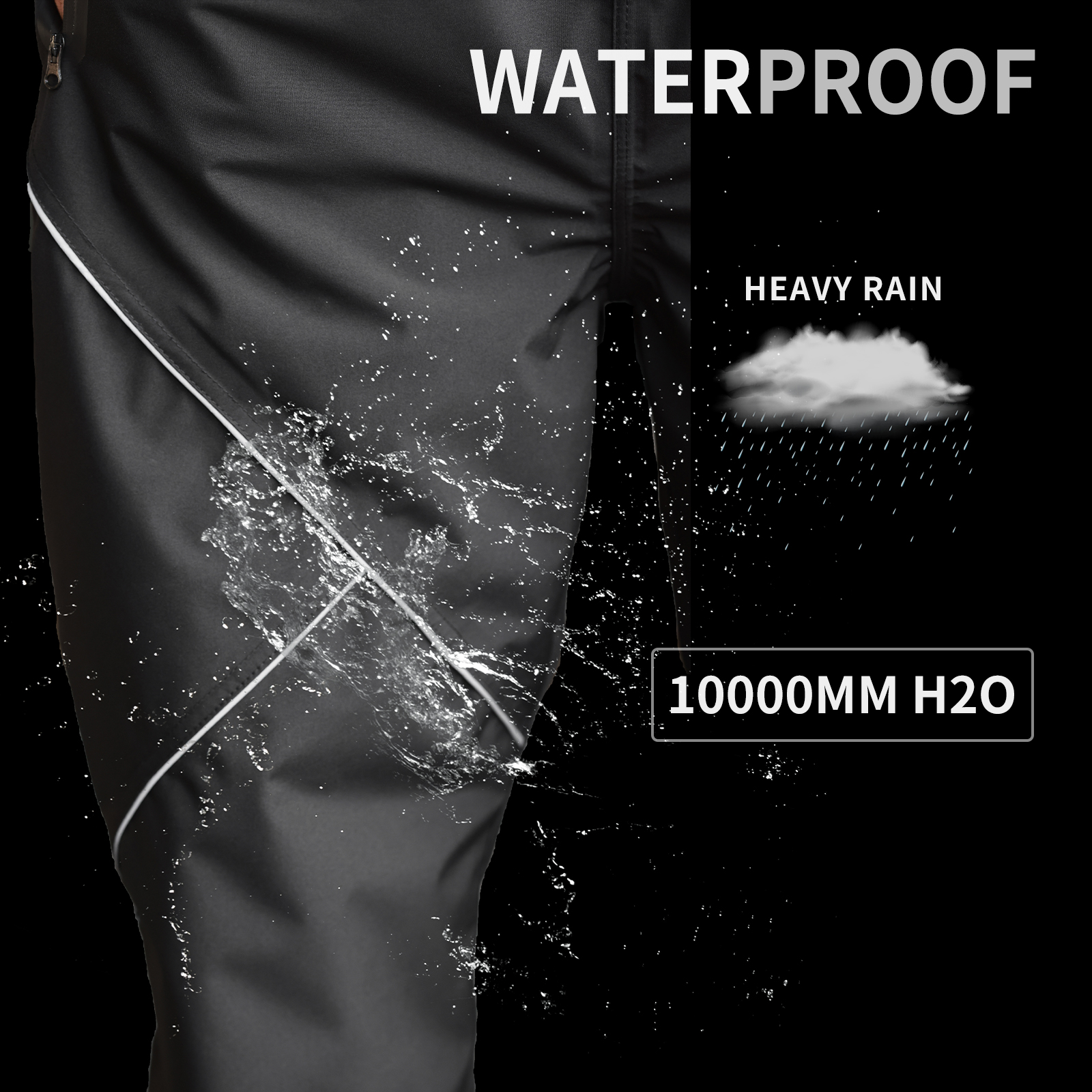 WOSAWE Cycling Rain Pants Wate - Fishing Rain Suit avis et prix