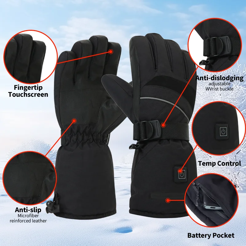 USB Rechargeable Heated Motorc - Fishing Gloves avis et prix