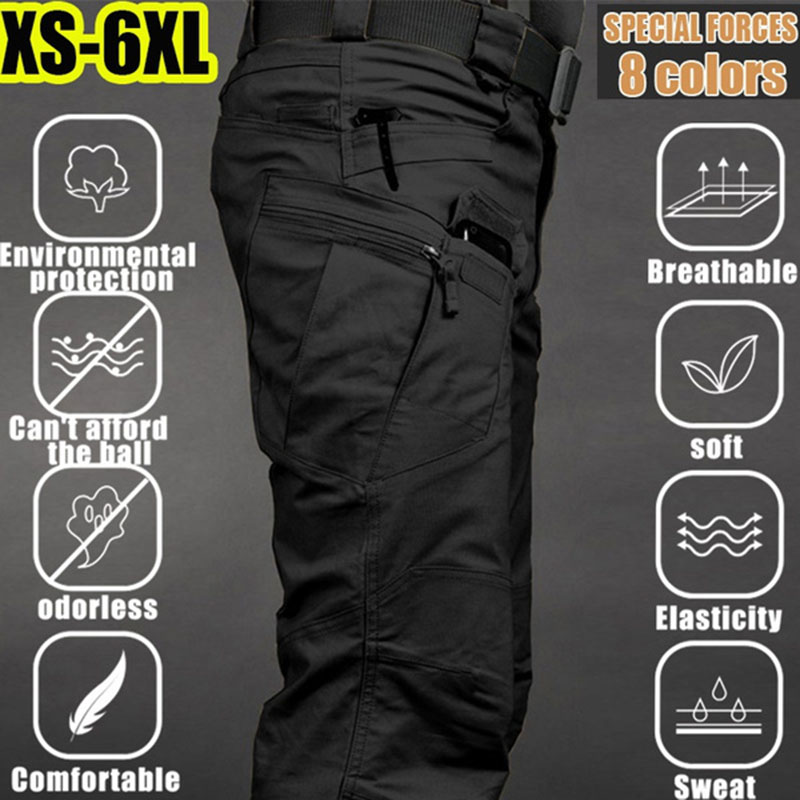 Men's Tactical Cargo Pants 6XL - Fishing Pants Waterproof avis et prix