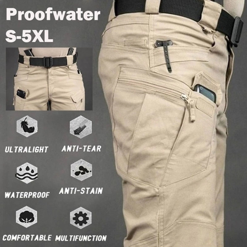 Men's Tactical Cargo Pants 6XL - Fishing Pants Waterproof avis et prix